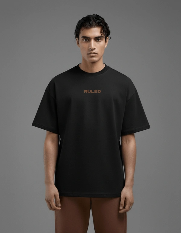 RULED DK Bose Graphic Tee - Vintage Bollywood-Inspired Design - black, xxl