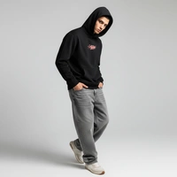 Mystic Hydra Eye Floral Hoodie – Ivory - black, xl