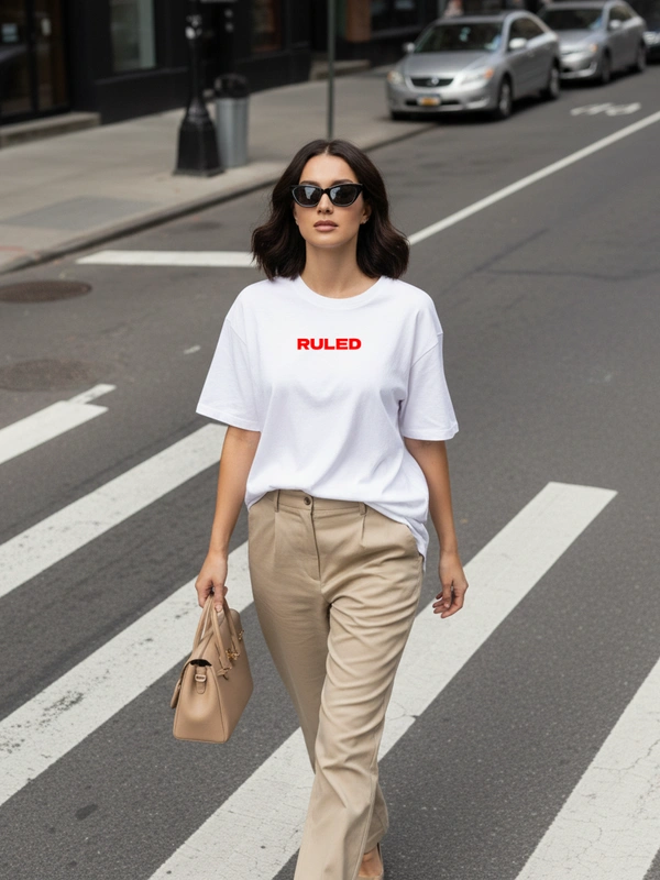 RULED exclusive Scuderia Ferrari tee - white, l