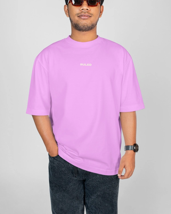 RULED WHAT PRESSURE? Oversized T-Shirt - lavender, m