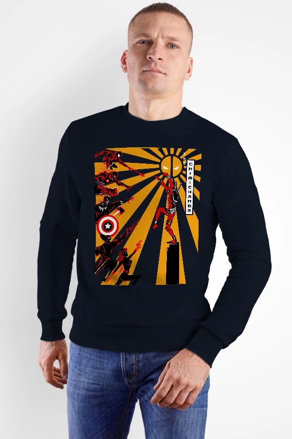 RULED Ruled Chimichanga Squad | Marvel-Inspired Streetwear  - navy blue, s