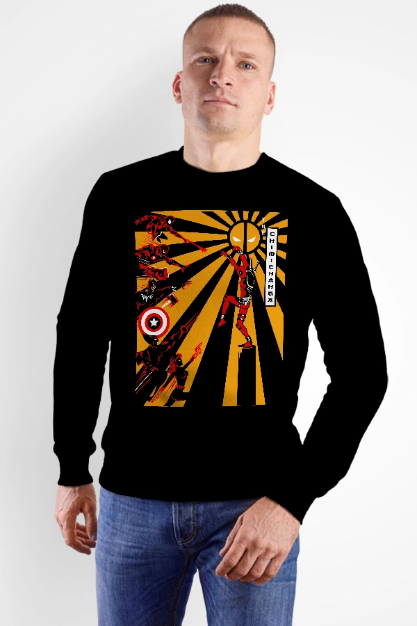 RULED Ruled Chimichanga Squad | Marvel-Inspired Streetwear  - black, xl