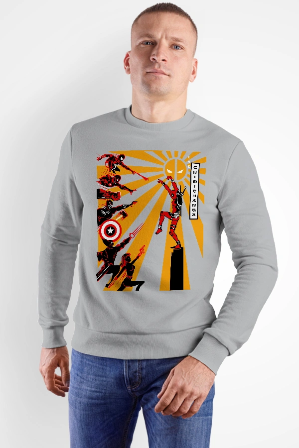 RULED Ruled Chimichanga Squad | Marvel-Inspired Streetwear  - grey, xl