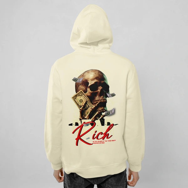 Dead Rich – Money Never Sleeps💀💸 - off white, m