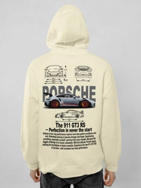 porsche 911 hoodie - off white, xl