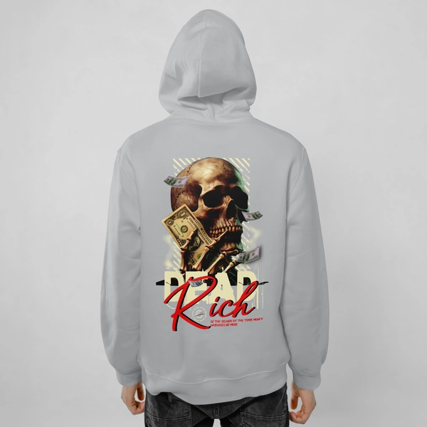 Dead Rich – Money Never Sleeps💀💸 - grey, xxl