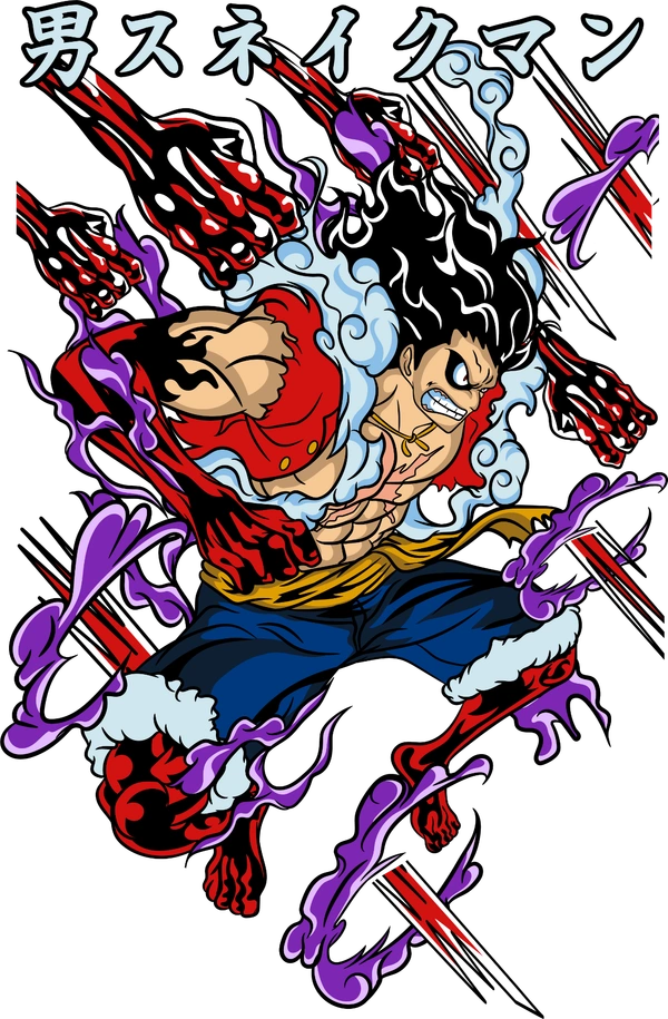 One piece shadow warrior edition - Black, S