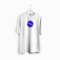 RULED Flower Power Oversized T-Shirt – Cream | Graphic Unisex Tee | Streetwear Style - white, m