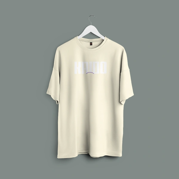 RULED Kaido Thunder Beast Oversized Tee - off white, m