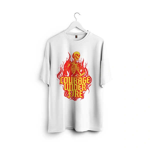 Courage Under Fire – Inferno Edition Tee - white, m