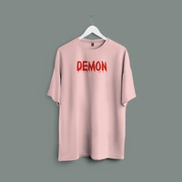 RULED Demon Lord – Flames of the Underworld Tee🔥💀😈 - baby pink, l