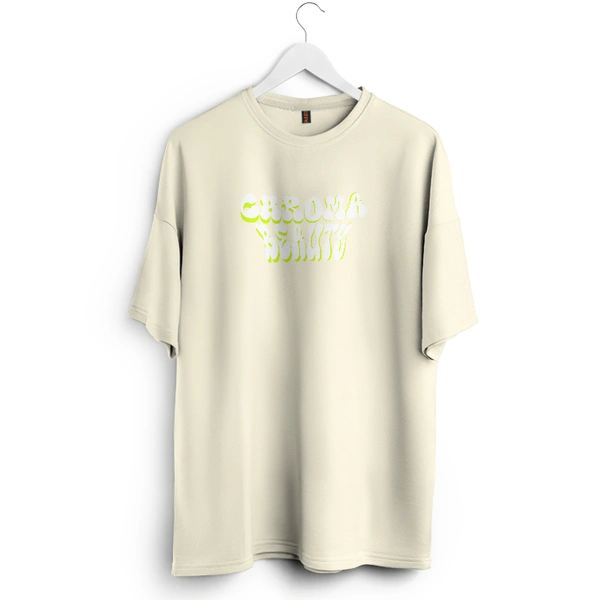 RULED Chroma Beauty Oversized T-Shirt –  Butterfly Edition - off white, m