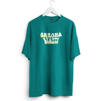 RULED Chroma Beauty Oversized T-Shirt –  Butterfly Edition - teal, m