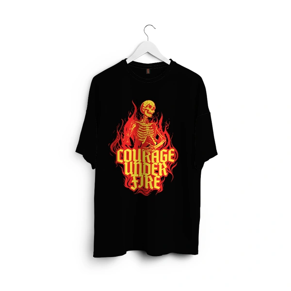 Courage Under Fire – Inferno Edition Tee - black, m