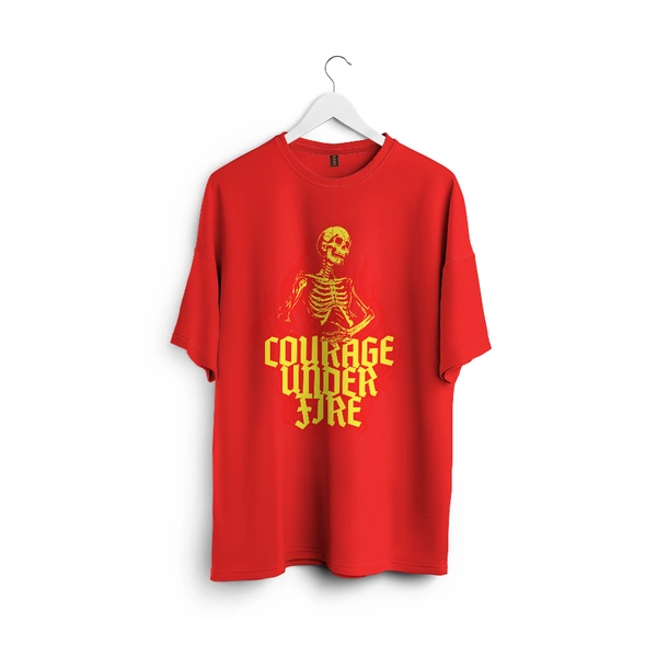 Courage Under Fire – Inferno Edition Tee - red, s