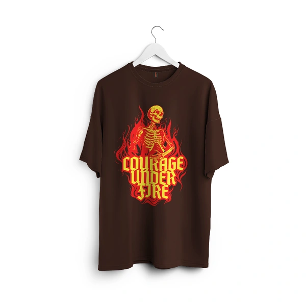 Courage Under Fire – Inferno Edition Tee - brown, m