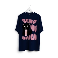 RULED Zero Hug Given Oversized T-Shirt India – ruled  - navy blue, xxl