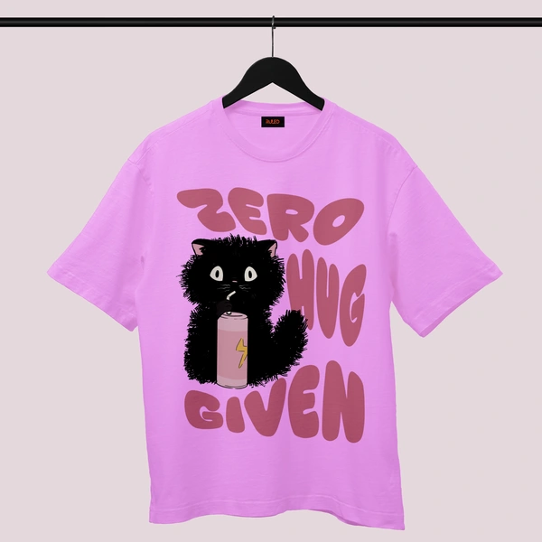 RULED Zero Hug Given Oversized T-Shirt India – ruled  - lavender, s