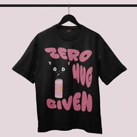 RULED Zero Hug Given Oversized T-Shirt India – ruled  - black, xl