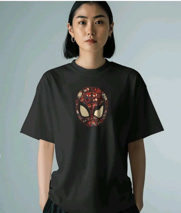 Spidey Oversized Tshirt  - Black, Xl