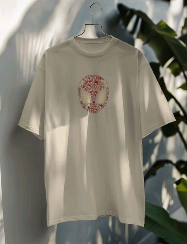 Spidey Oversized Tshirt  - beige, Xl