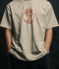 Spidey Oversized Tshirt  - beige, Xl