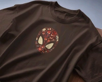 Spidey Oversized Tshirt  - brown, Xl
