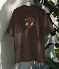 Spidey Oversized Tshirt  - brown, Xl