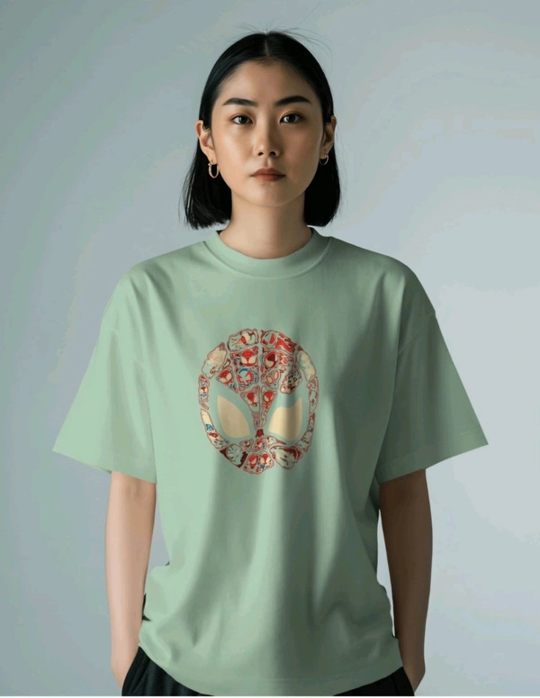 Spidey Oversized Tshirt  - green, Xl
