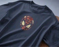 Spidey Oversized Tshirt  - Navy blue, Xl