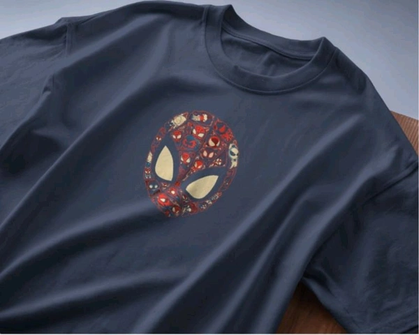 Spidey Oversized Tshirt  - Navy blue, Xl