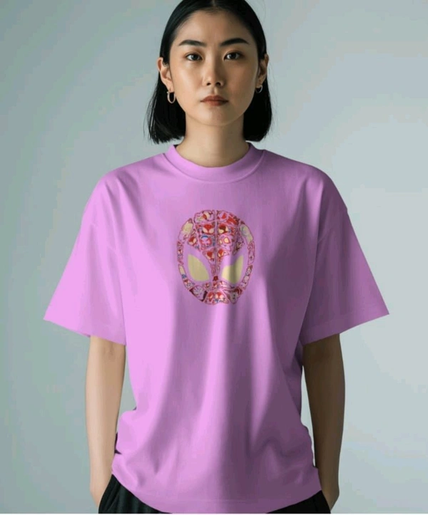 Spidey Oversized Tshirt  - Lavender, Xl