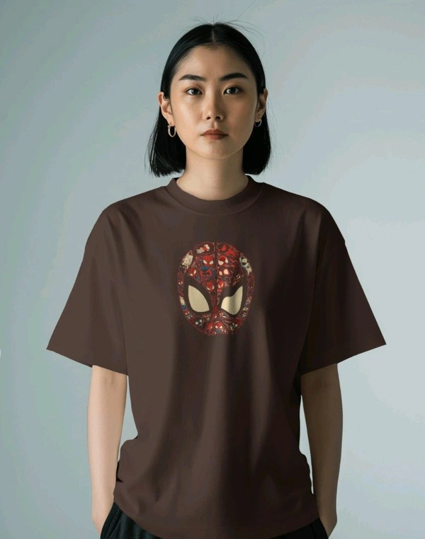 Spidey Oversized Tshirt  - brown, Xl