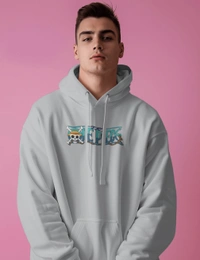 ONE PIECE hoodie  - grey, M