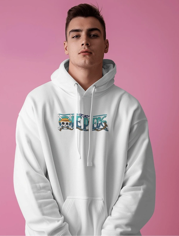 ONE PIECE hoodie  - White, L