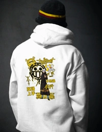 ONE PIECE hoodie  - White, L