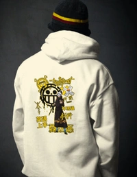 ONE PIECE hoodie  - off white, Xl