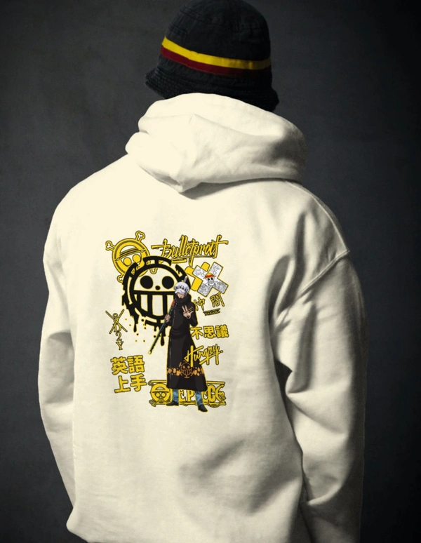 ONE PIECE hoodie  - off white, Xl