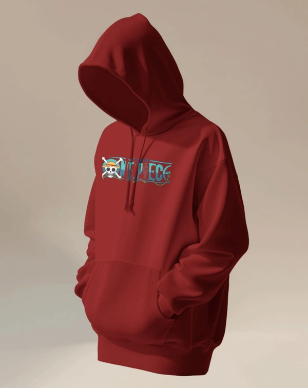 ONE PIECE hoodie  - Maroon, Xl