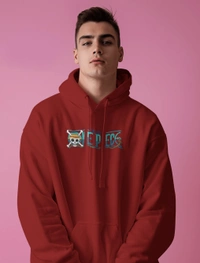 ONE PIECE hoodie  - Maroon, Xl
