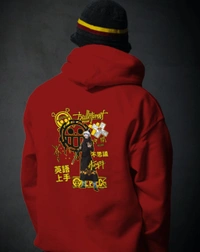 ONE PIECE hoodie  - Maroon, Xl