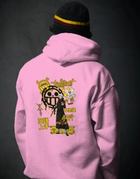 ONE PIECE hoodie  - pink, Xxl