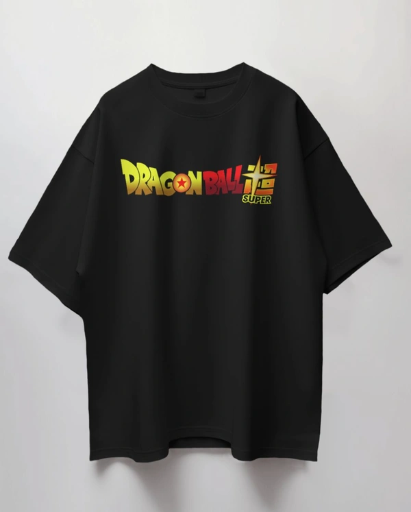 Dragon Ball Oversized Tshirt  - Black, L