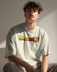 Dragon Ball Oversized Tshirt  - off white, L