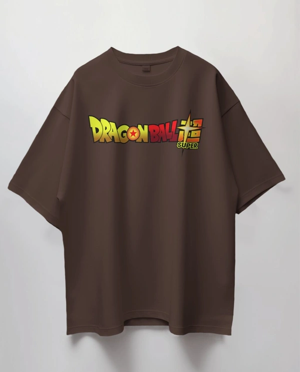 Dragon Ball Oversized Tshirt  - brown, L