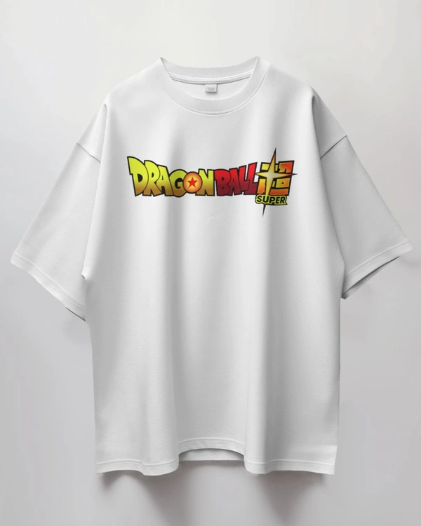 Dragon Ball Oversized Tshirt  - White, Xl