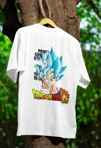 Dragon Ball Oversized Tshirt  - White, Xl