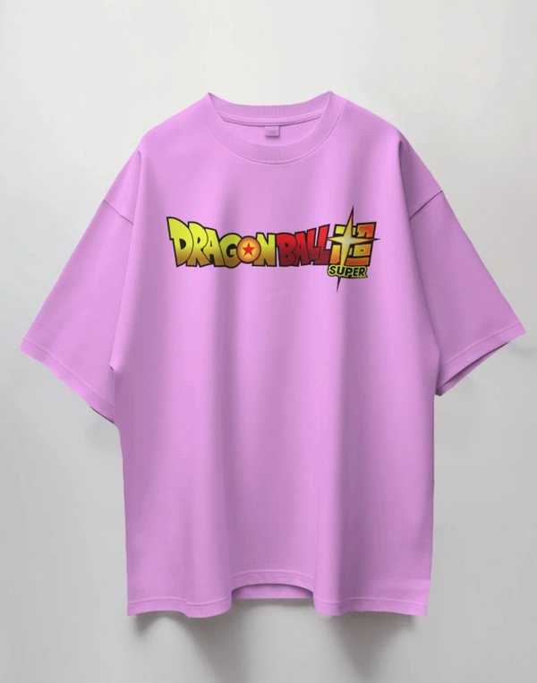 Dragon Ball Oversized Tshirt  - lavender, Xl