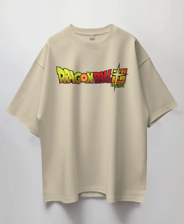 Dragon Ball Oversized Tshirt  - beige, Xl