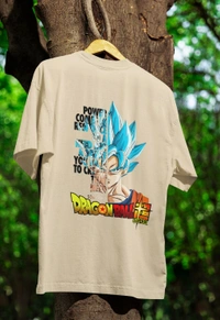 Dragon Ball Oversized Tshirt  - beige, Xl
